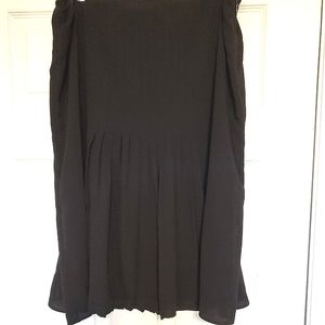 Ralph Lauren  drop waist pleated midi skirt